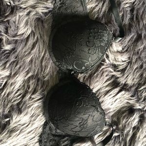 Black Semi Push-up Bra